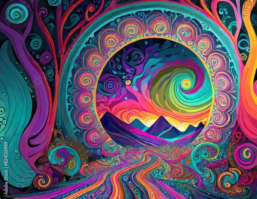 lovely psychedelic fantasy illusion hallucinations