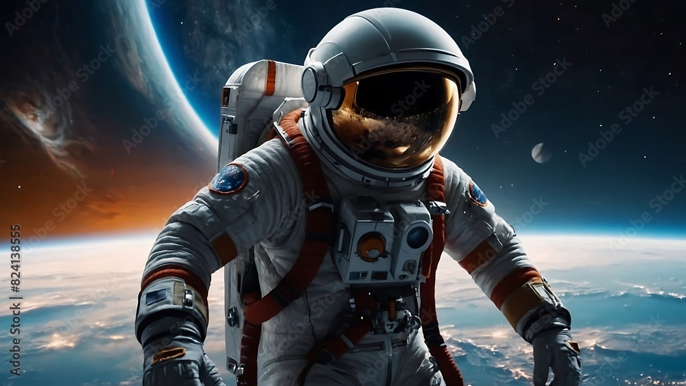 astronaut in outer space