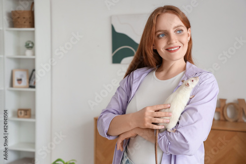 Beautiful woman with cute w...