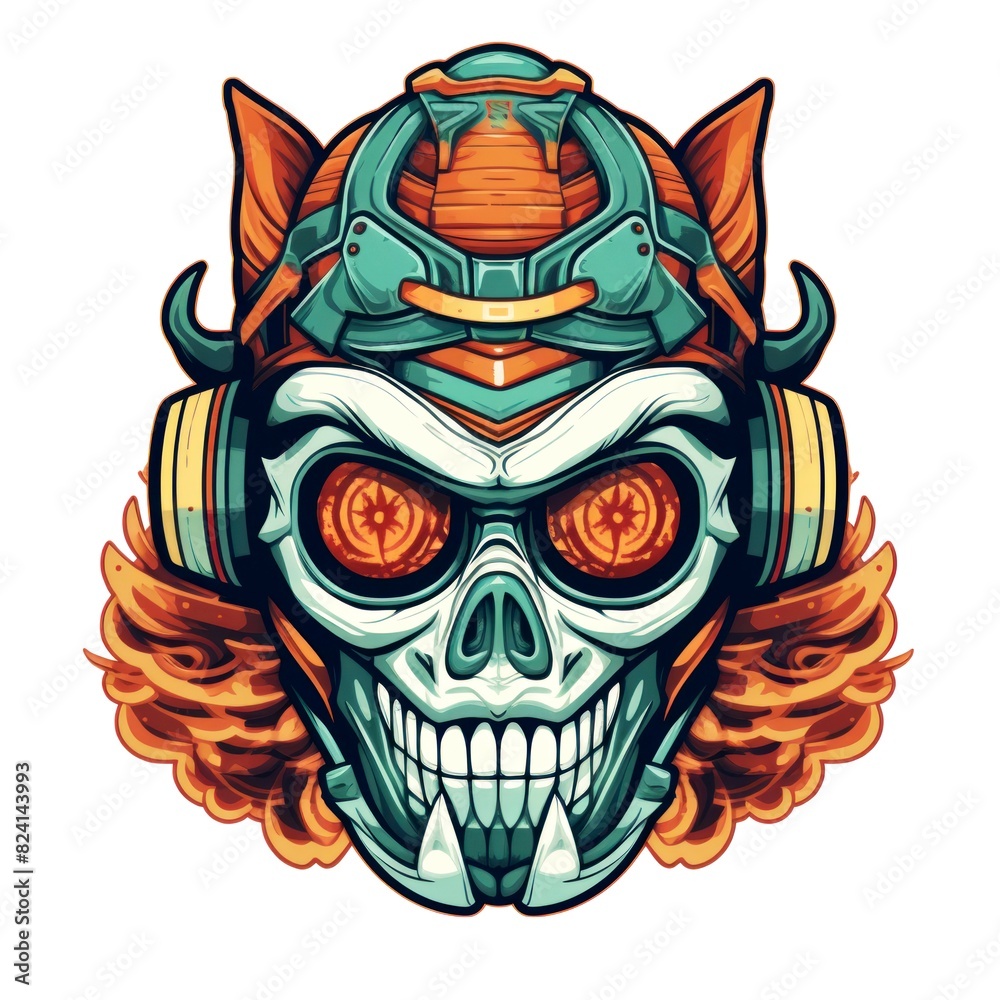 masker gas vector style