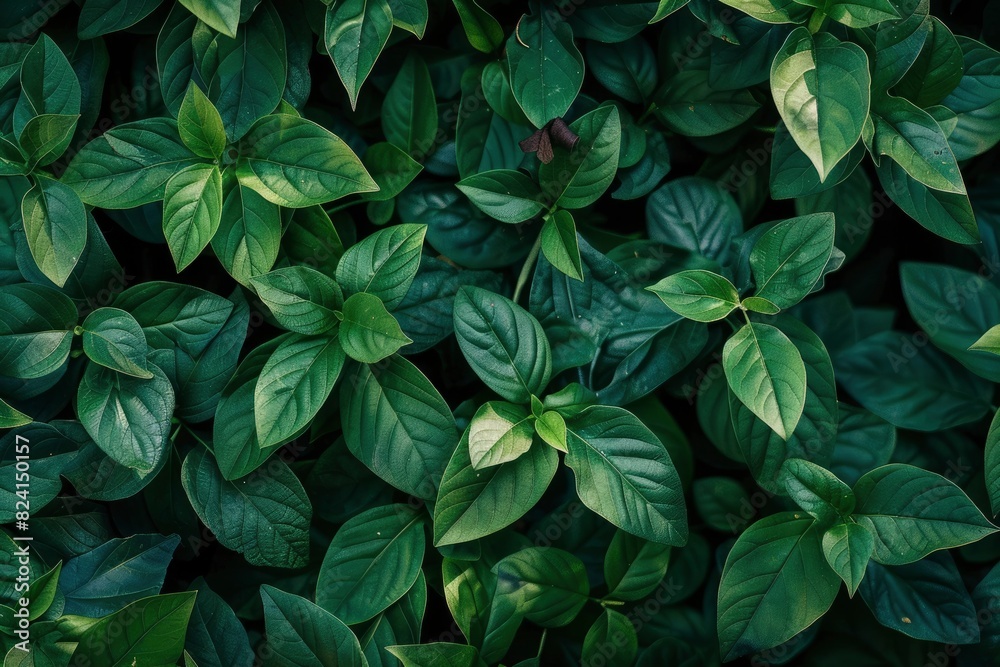 deep fresh green leaves texture background - generative ai deep fresh green leaves texture background - generative ai