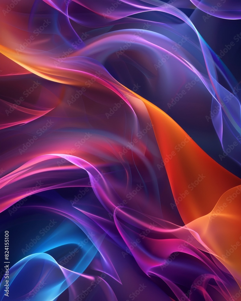 Obraz premium Colorful abstract art in various hues.