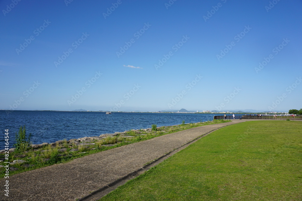 滋賀県琵琶湖 なぎさ公園 滋賀県琵琶湖 なぎさ公園