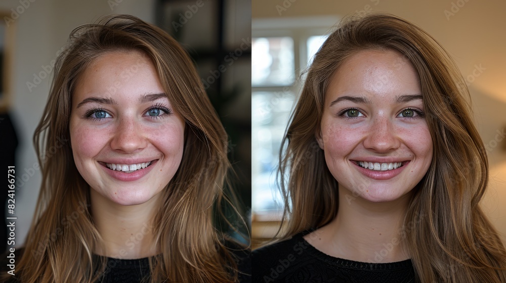 before and after teeth whitening transformation generative ai before and after teeth whitening transformation generative ai