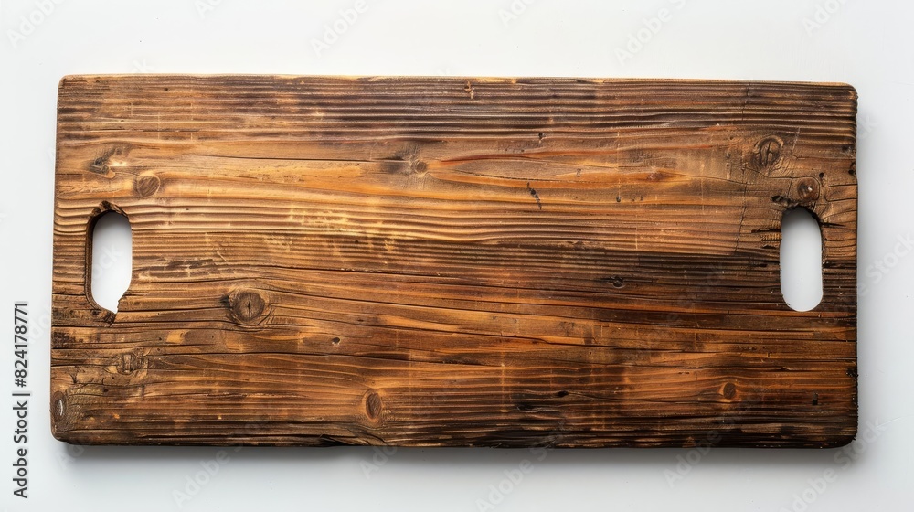 rustic wooden board isolated on white background top view product display rustic wooden board isolated on white background top view product display