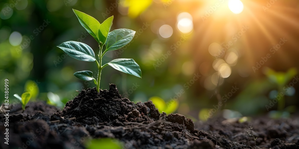 Net Zero Carbon Focus on Sustainability: Biodiversity and Forest Conservation Efforts. Concept Carbon Footprint Reduction, Nature Conservation, Sustainable Practices, Ecosystem Restoration