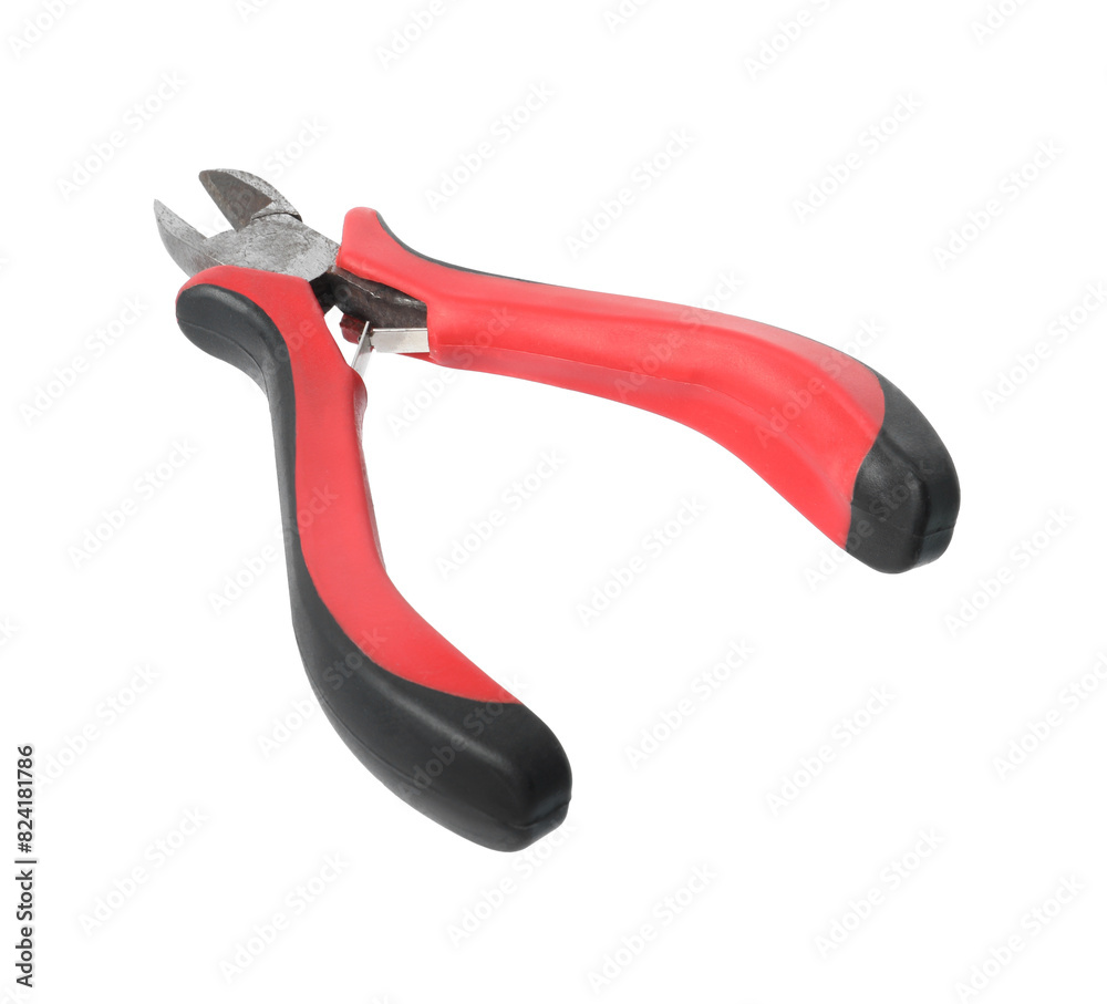 Obraz premium New side cutting pliers isolated on white