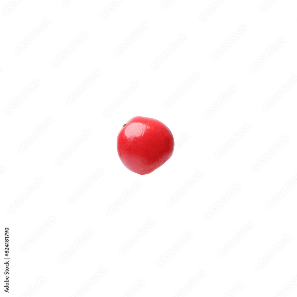 Aromatic spice. Red peppercorn isolated on white Aromatic spice. Red peppercorn isolated on white