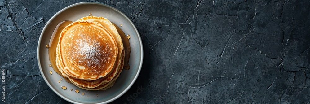 National Pancake Day Concept with copy space area for text. Delicious food National Pancake Day Concept with copy space area for text. Delicious food