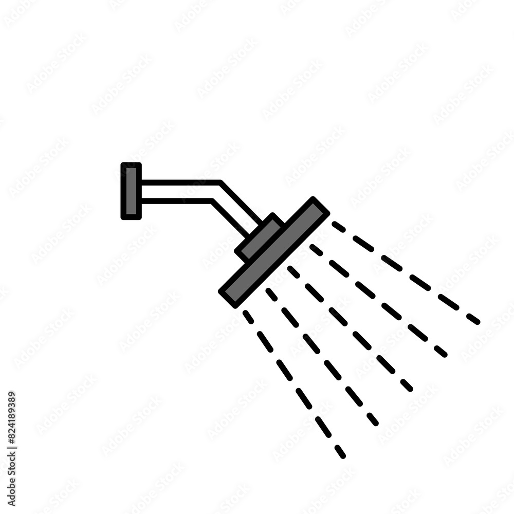 Shower icon template PNG