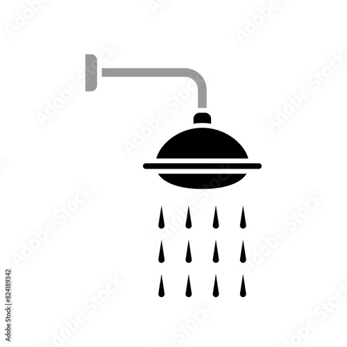 Shower icon template PNG