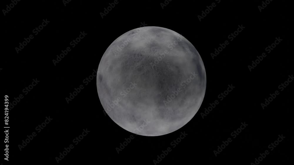 video of the appearance of the moon from small to large by rotating video of the appearance of the moon from small to large by rotating