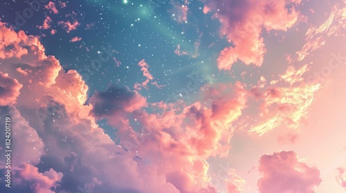 Sky Cosmos Background