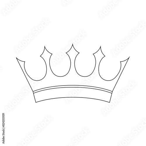 crown icon element illustration design