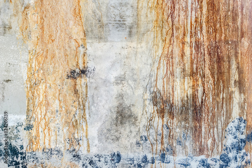 USA, Washington State, Whidbey Island. Fort Casey Historical State Park, rusty wall abstract photo