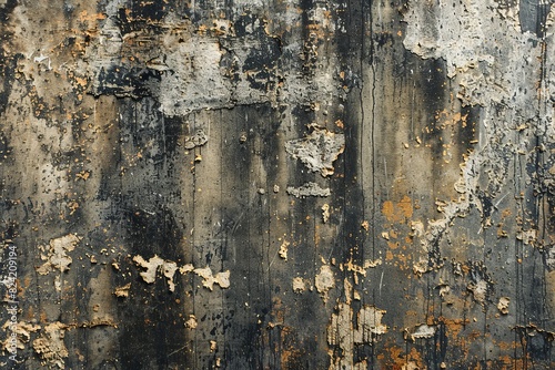 Scratched grunge texture with old,dusty and dirty surface.Vintage retro background.Long panoramic horizontal format