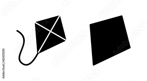 Kite icon set. kite vector icon.
