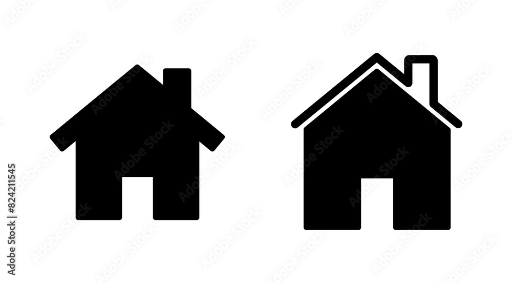 House icon set. Home icon vector House icon set. Home icon vector