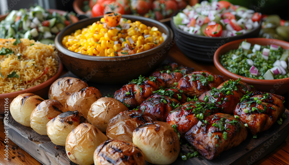 Fototapeta premium food background