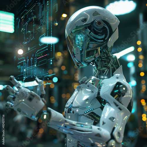 Artificial intelligence technology background © 영민 차