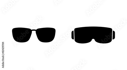 Glasses icon set. Glasses vector icon