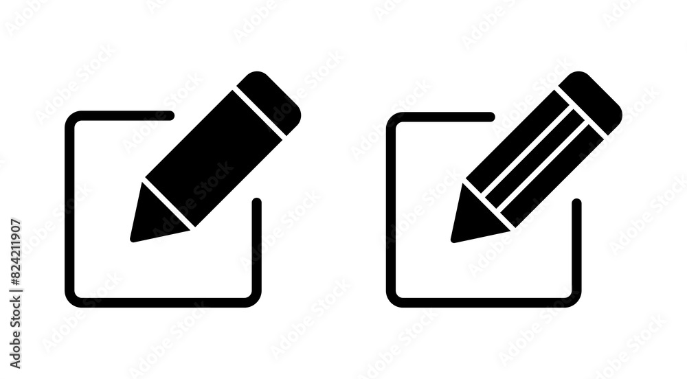 Edit icon set. edit document icon. edit text icon. pencil. sign up Edit icon set. edit document icon. edit text icon. pencil. sign up