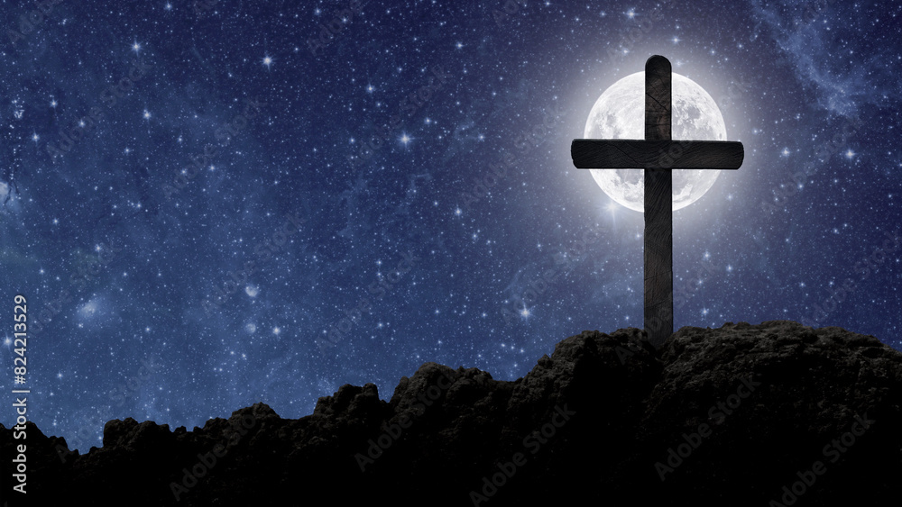 a clouds float on the background of the Cross on Easter Day. a clouds float on the background of the Cross on Easter Day.