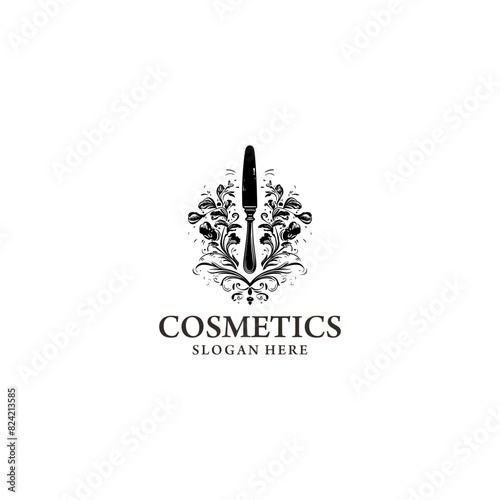 Cosmetic and beauty logo vector illustration