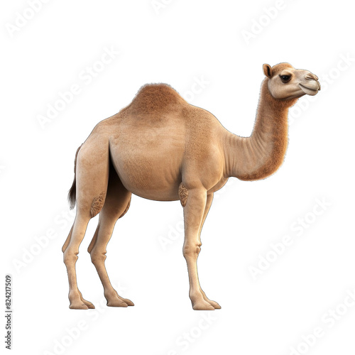 3d rendering of camel on white background © alone