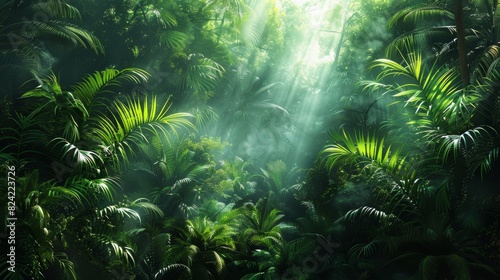 Background Tropical. Enveloped by thick foliage  the rainforest s lushness evokes a spirit of adventure  enticing adventurers to unveil its mysteries and marvels.