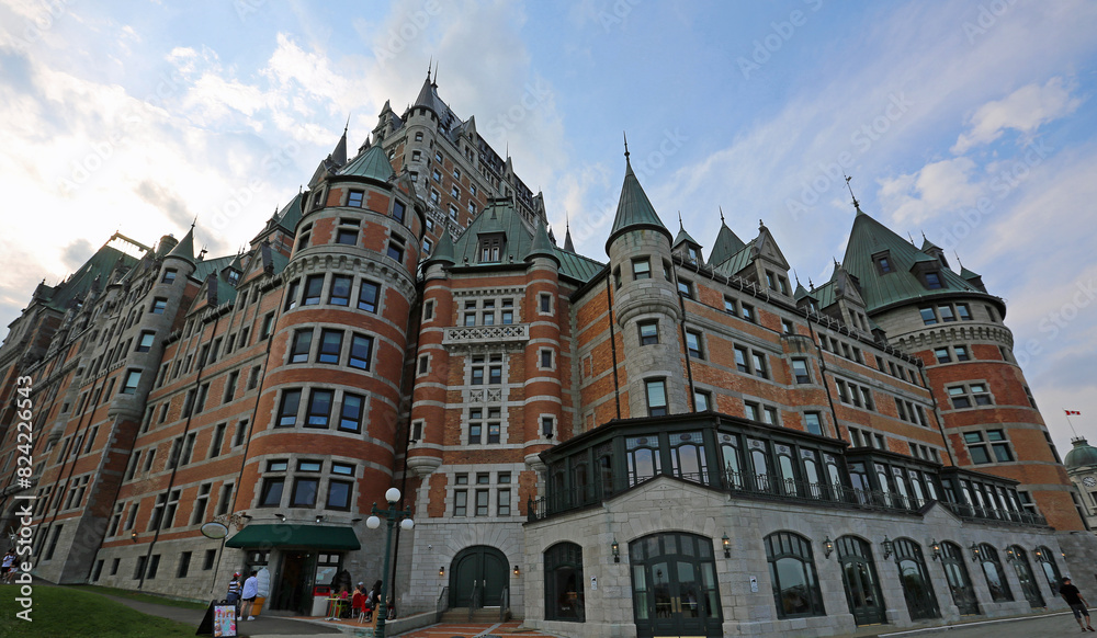 The corner of Chateau Frontenac - Quebec City, Canada The corner of Chateau Frontenac - Quebec City, Canada