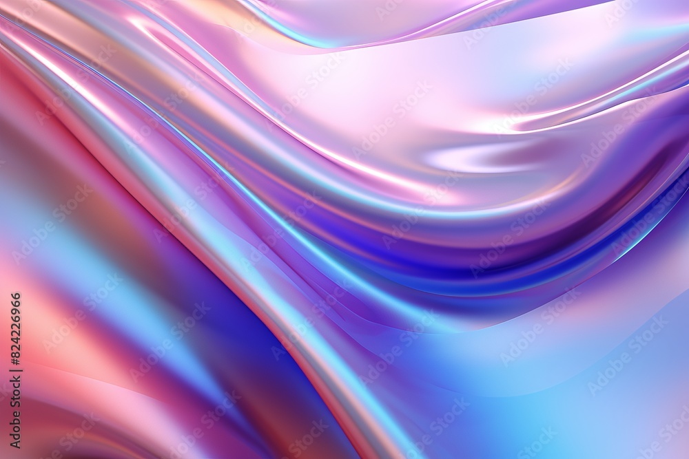 A purple and blue wave of fabric A purple and blue wave of fabric