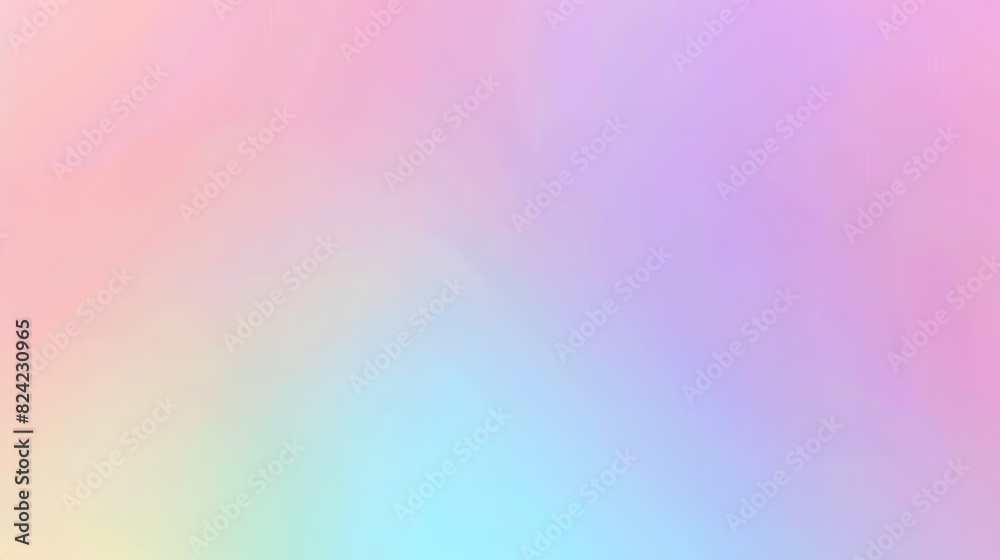 Color Pastel tone purple pink blue gradient defocused Abstract background. copy space. horizontal. 