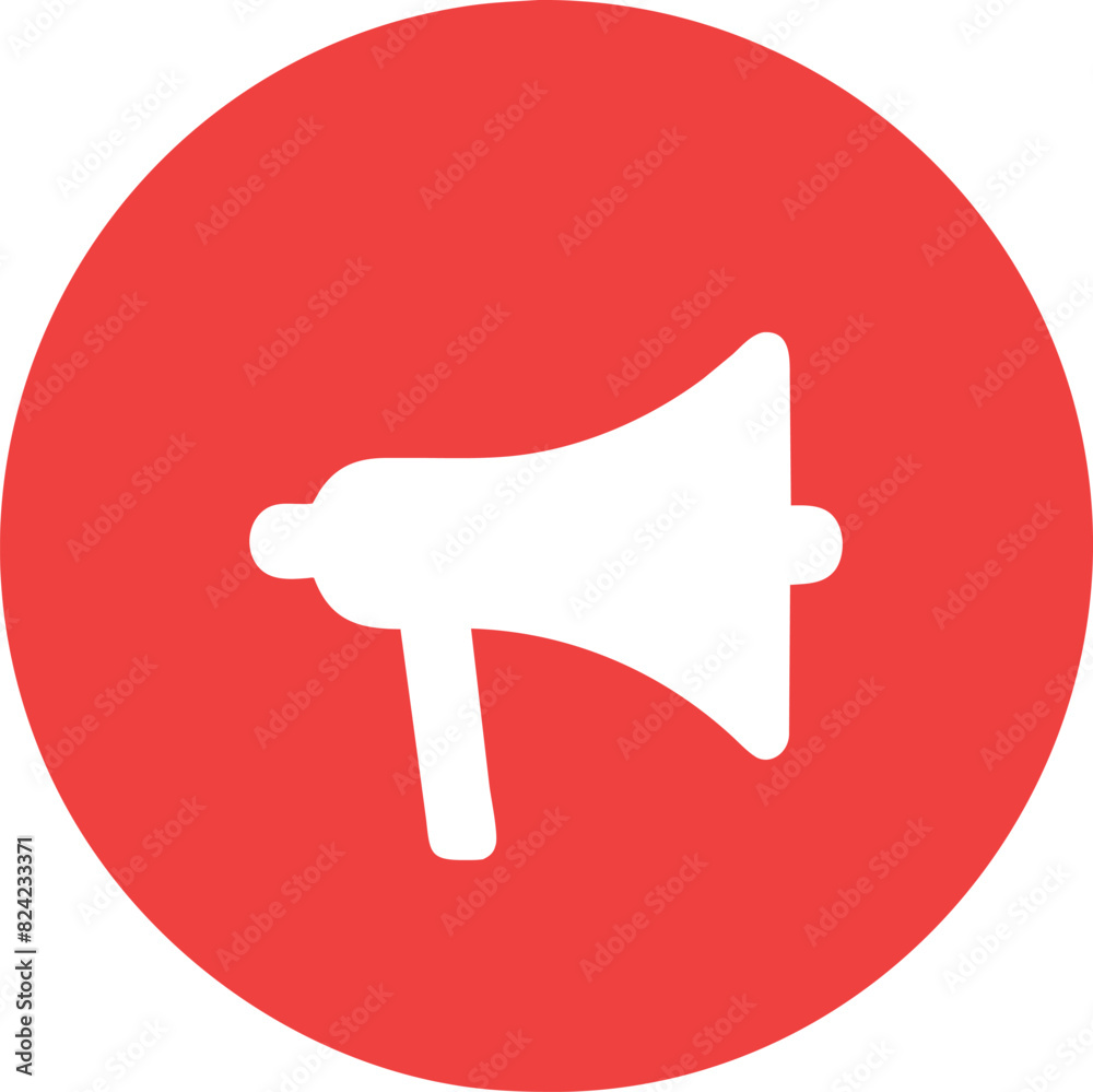 Fototapeta premium Marketing flat icon.