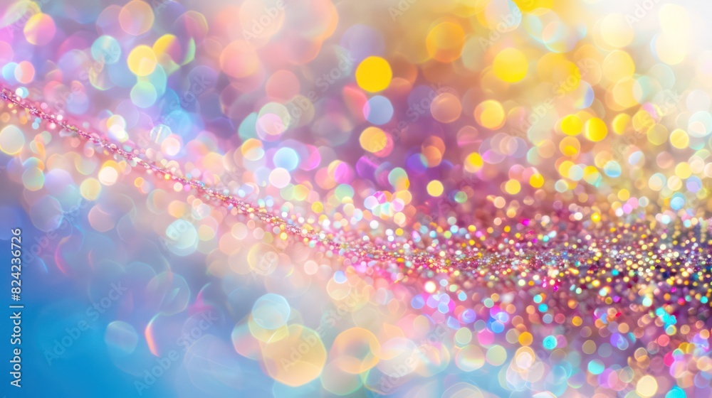 pixel glitter abstract wallpaper with vivid colorful light dots