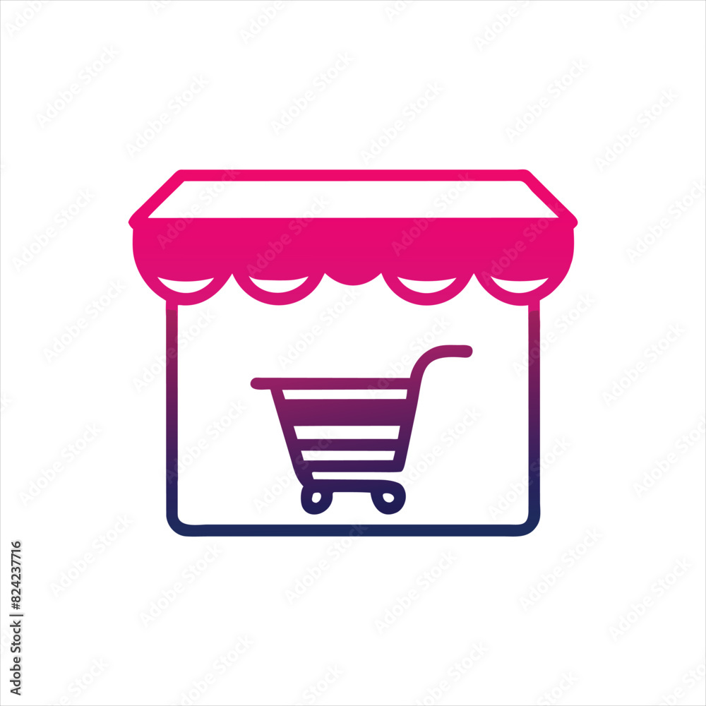 vector shopping icon vector shopping icon
