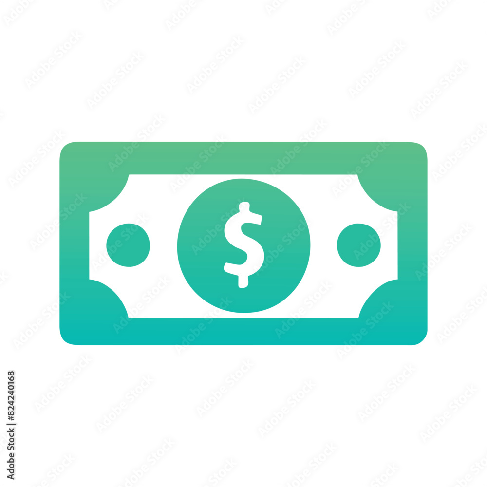 one dollar icon. cash icon. Solid icon, Editable stroke. Vector illustration. one dollar icon. cash icon. Solid icon, Editable stroke. Vector illustration.