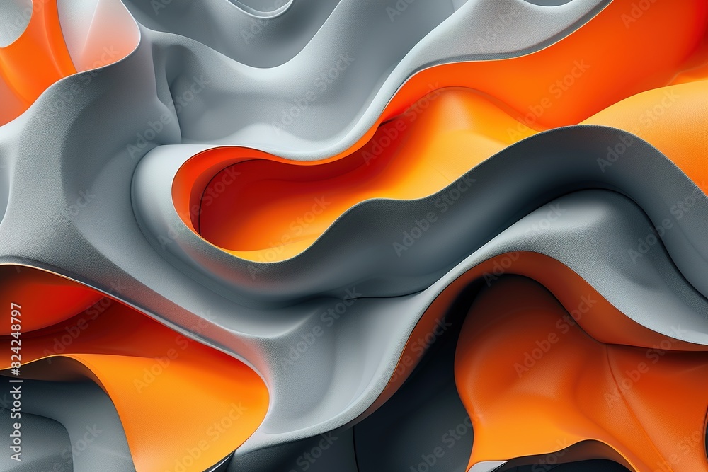 Colorful paper and flowing liquid Colorful paper and flowing liquid