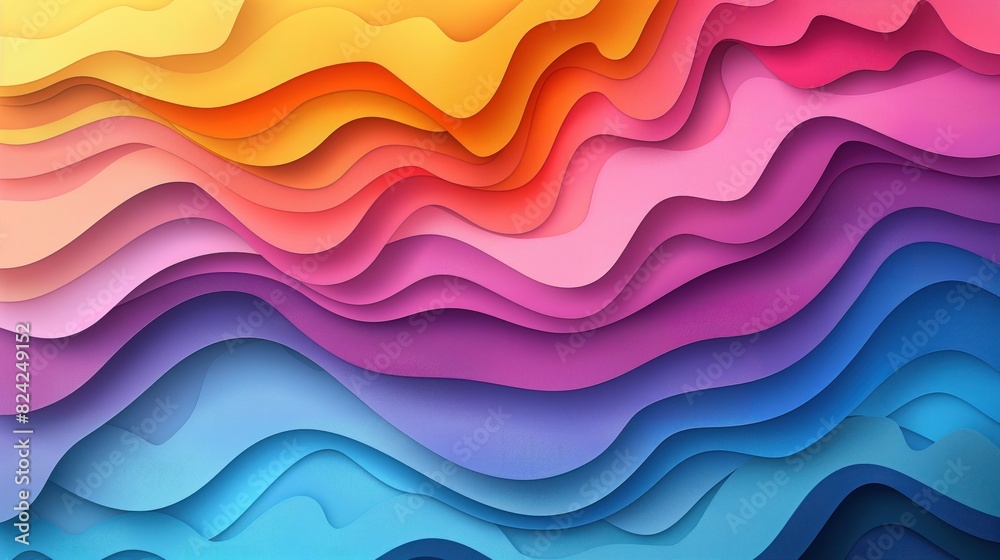 Abstract Colorful Paper Layers Abstract Colorful Paper Layers