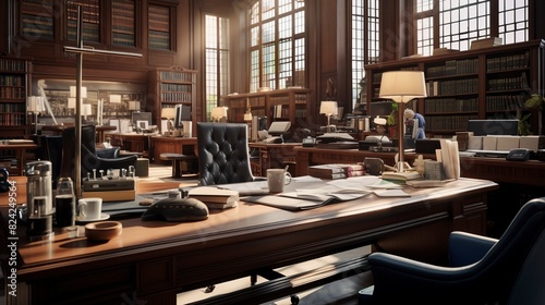 A photo of a legal team's collaborative workspace