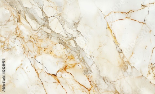 White Beige Marble Texture Background, White marble setbacks and beige marble textures create an elegant background for design projects photo