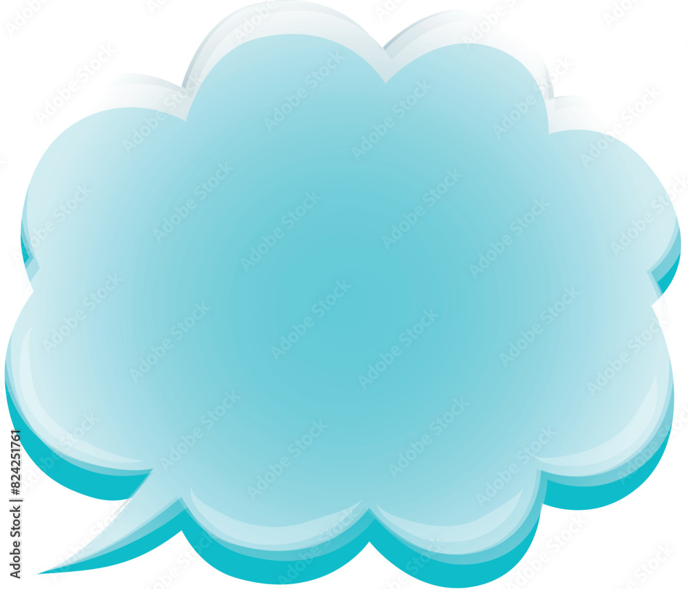 Blue speech bubble Blue speech bubble