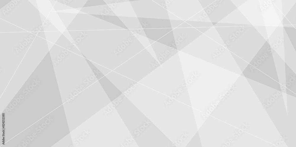 abstract white and grey background. space design concept with triangular bright light with soft shadows as pattern shape modern white and grey geometric banner abstract white and grey background. space design concept with triangular bright light with soft shadows as pattern shape modern white and grey geometric banner