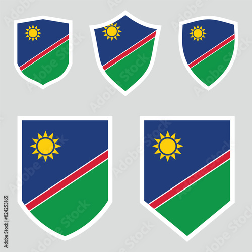 Namibia Set shield frame Free Download Namibia Set shield frame - GFXLoad