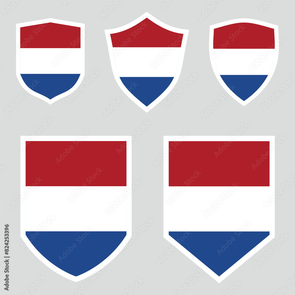 Netherlands Set shield frame Netherlands Set shield frame