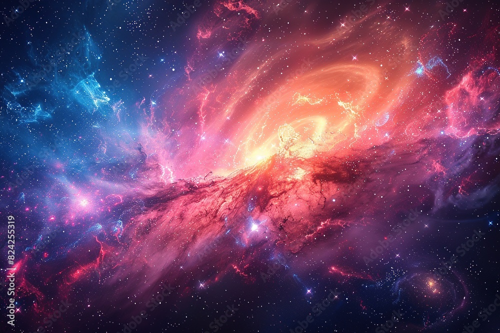 Obraz premium Gorgeous Milky Way and Nebula
