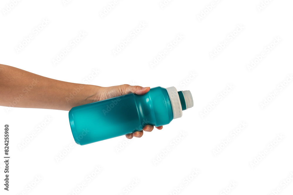 Hand holding cup cold storage. Tumbler glass cold store. on transparent background. Hand holding cup cold storage. Tumbler glass cold store. on transparent background.