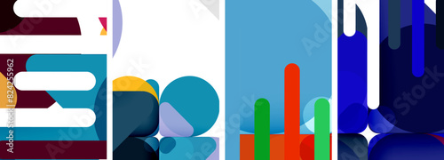 Geometric elements abstract backgrounds for wallpaper, business card, cover, poster, banner, brochure, header, website