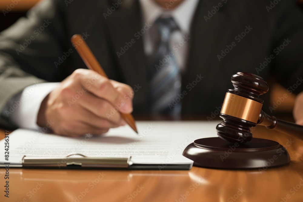 Businessman reviewing a contract, concept of legalities and formalities. Businessman reviewing a contract, concept of legalities and formalities.