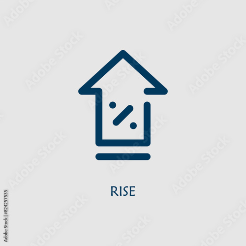 Vector graphic of a business icon  illustration sign and symbol for finance and profitability